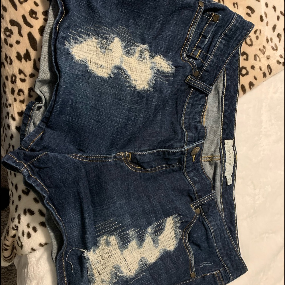 torrid size 20 shorts distressed
